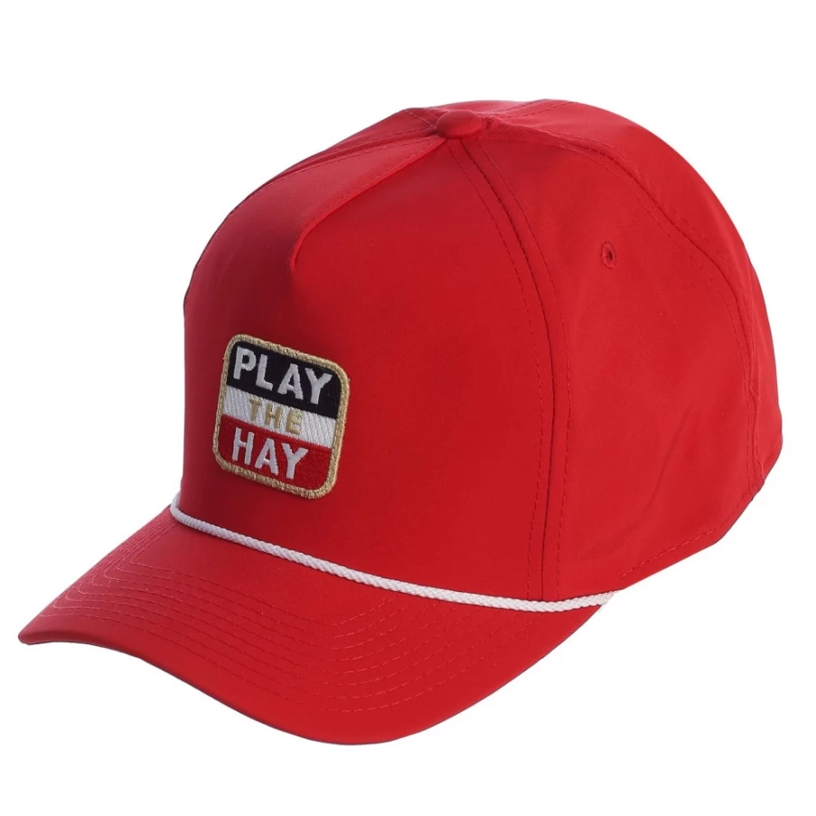 Pebble Beach Hay Play Performance Rope Cap - Stylish & Durable Golf Accessory