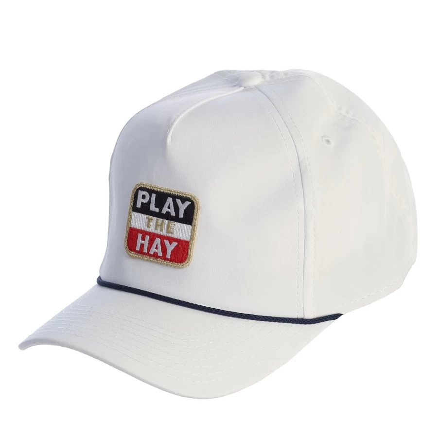 Pebble Beach Hay Play Performance Rope Cap - Stylish & Durable Golf Accessory