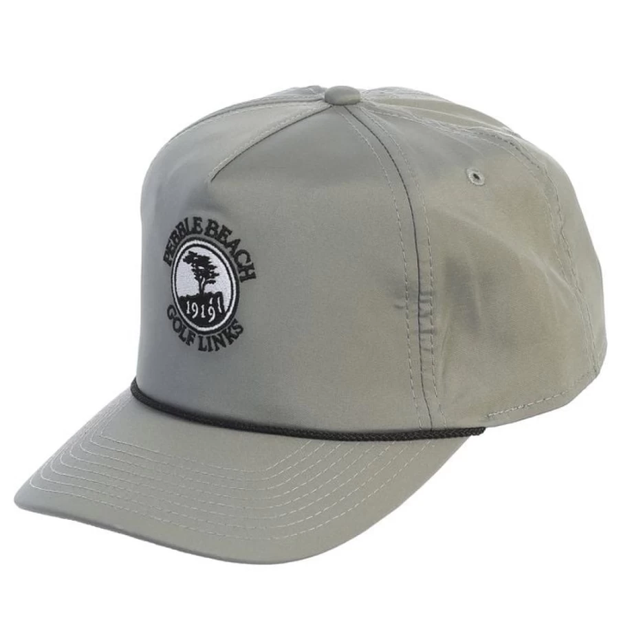 Pebble Beach Grey Performance Rope Hat – Imperial Headwear Golf Accessory