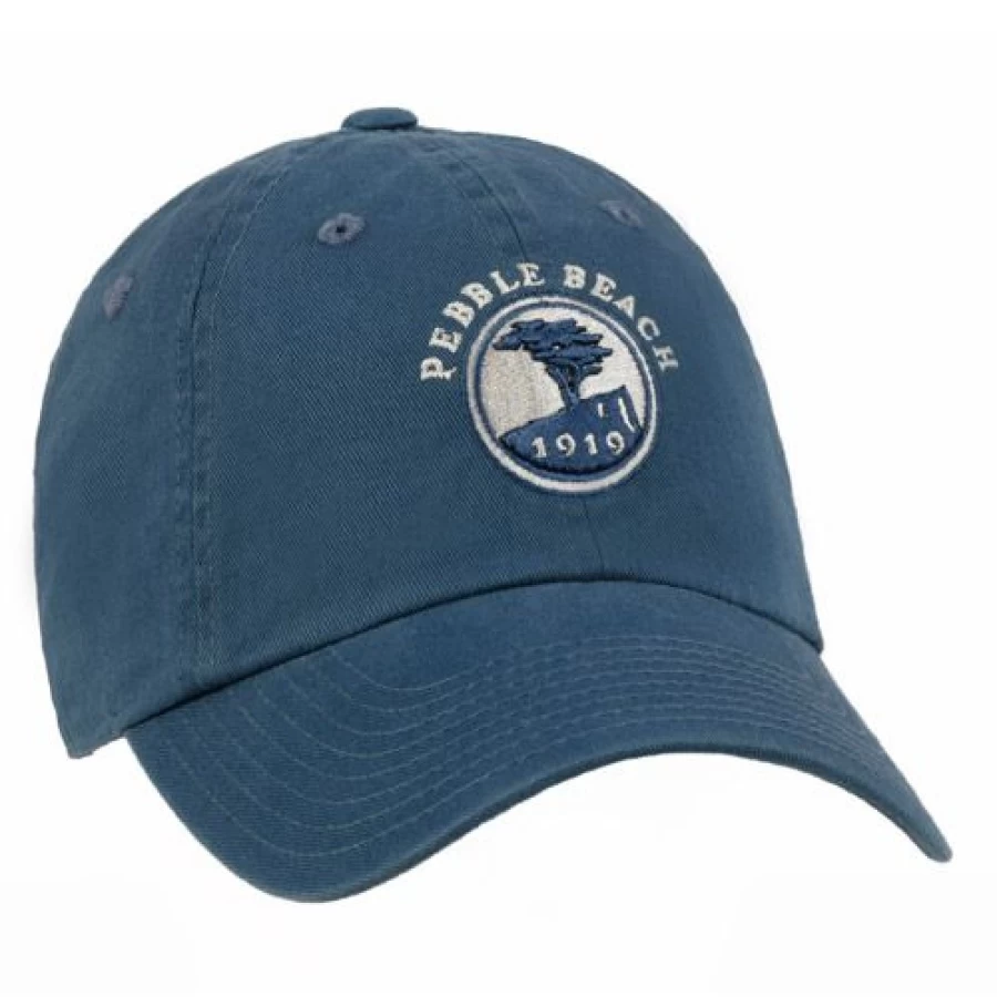 Pebble Beach Golf Hat - Unstructured Casual Cap by American Needle for Men & Women