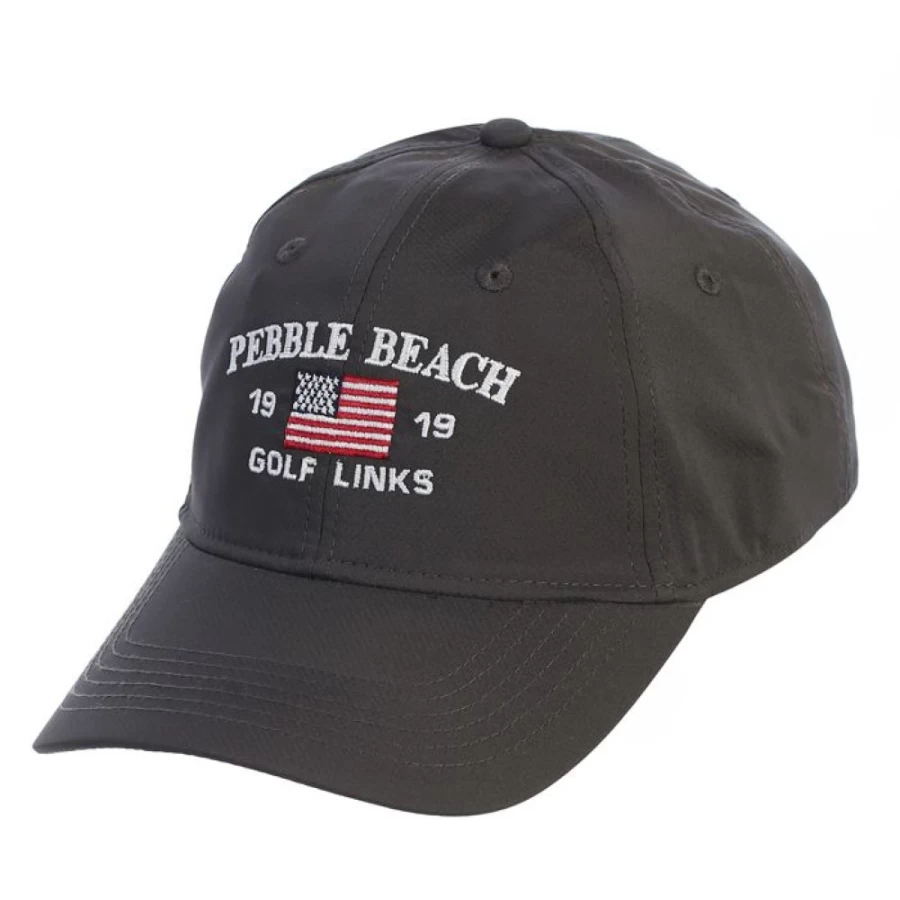 Pebble Beach Golf Tech Hat with American Flag Design by Ahead – Stylish & Performance Headwear